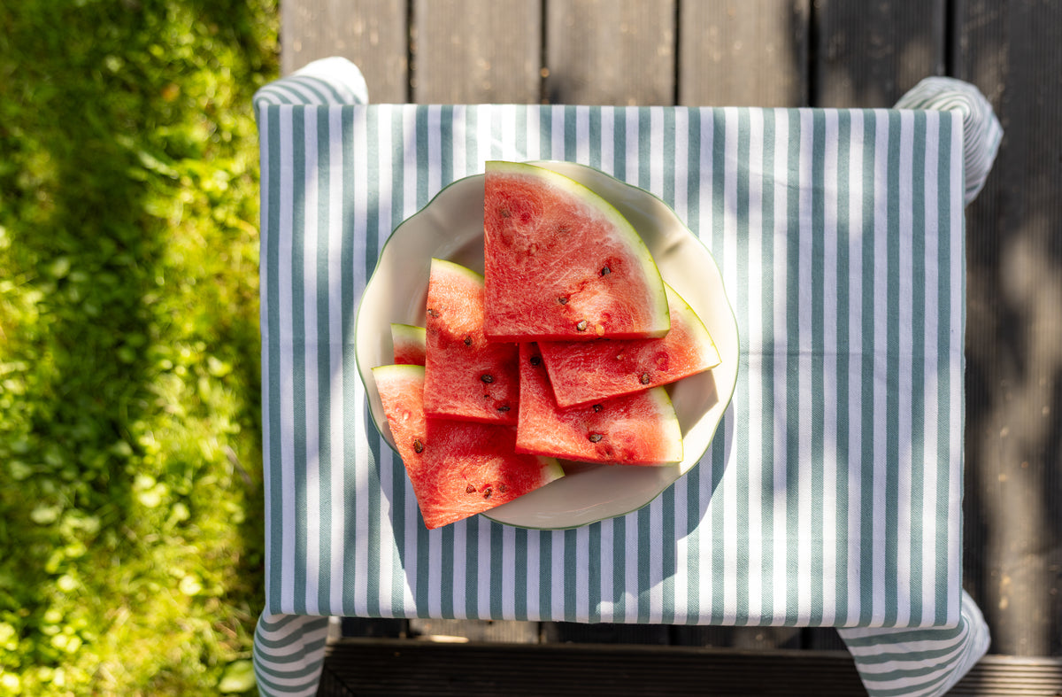 Wassermelone hat einen hohen GI-Wert, aber eine moderate glykämische Last.