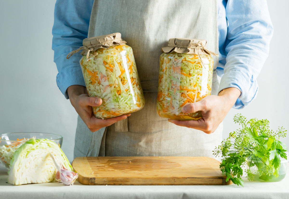 Fermentierte Lebensmittel selbst herstellen (Kimchi, Sauerkraut)